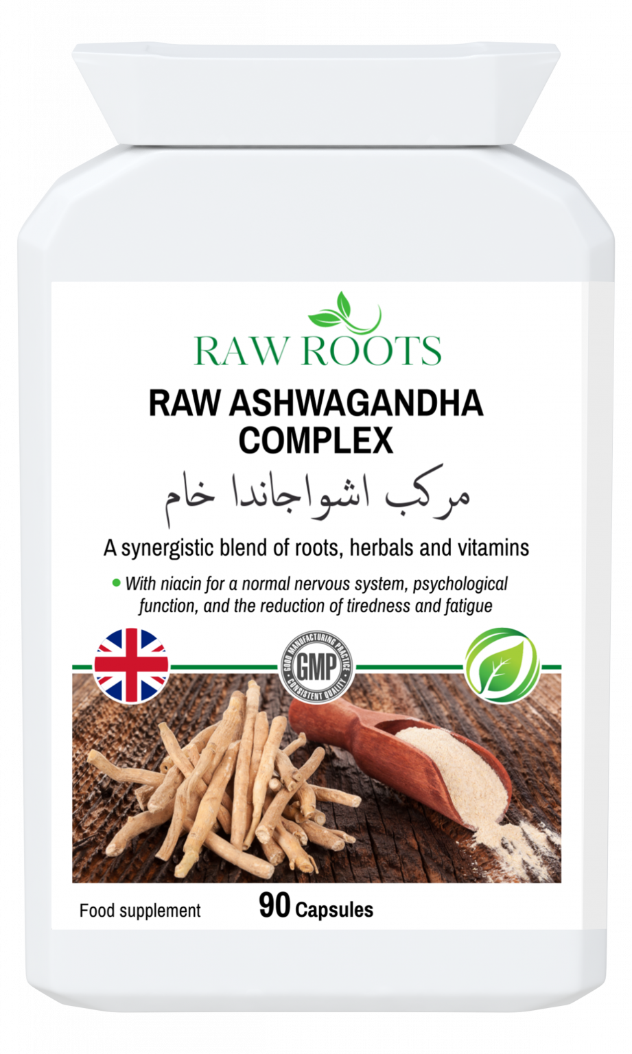 RAW ASHWAGANDHA COMPLEX Raw Roots